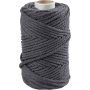 Makramee-Garn - Grau - 4 mm - 55 m