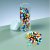 Emaille-Mosaik 2,2 x 2,2 mm quadratisch.  - gemischte Farben 20 g