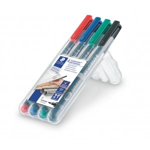 OH Pen Lumocolor Permanent 0,6 mm - 4 Stifte OH Pen Lumocolor Permanent 0,6 mm - 4 Stifte