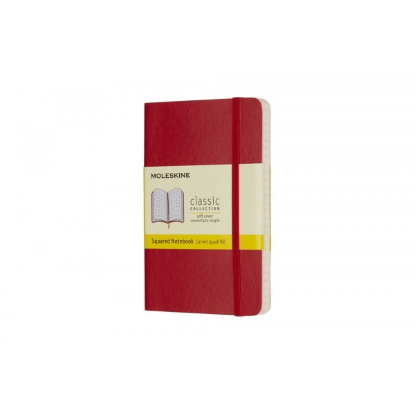 Notizbuch Classic Pocket Checked Softcover