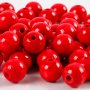 Holzperlen - 10 mm - rot - 20 g