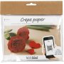 Mini DIY Kit Krepppapier - Rosen