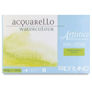 Fabriano Aquarellblock 300 g grobe Körnung Fabriano Aquarellblock 300 g grobe Körnung