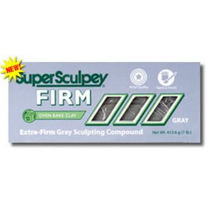 Sculpey Clay Super Firm 450g - Grau Sculpey Clay Super Firm 450g - Grau