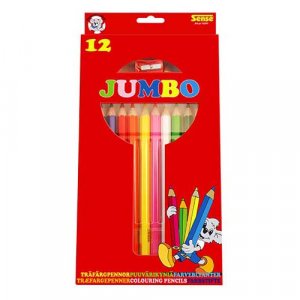 Buntstifte Jumbo Sense - 12 Bleistifte Buntstifte Jumbo Sense - 12 Bleistifte