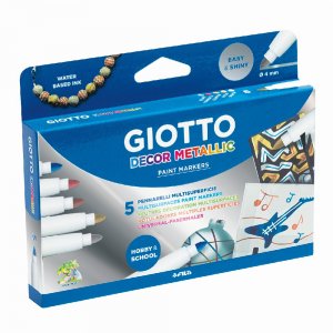 Markierstifte Giotto Decor Metal - 5er-Pack Markierstifte Giotto Decor Metal - 5er-Pack