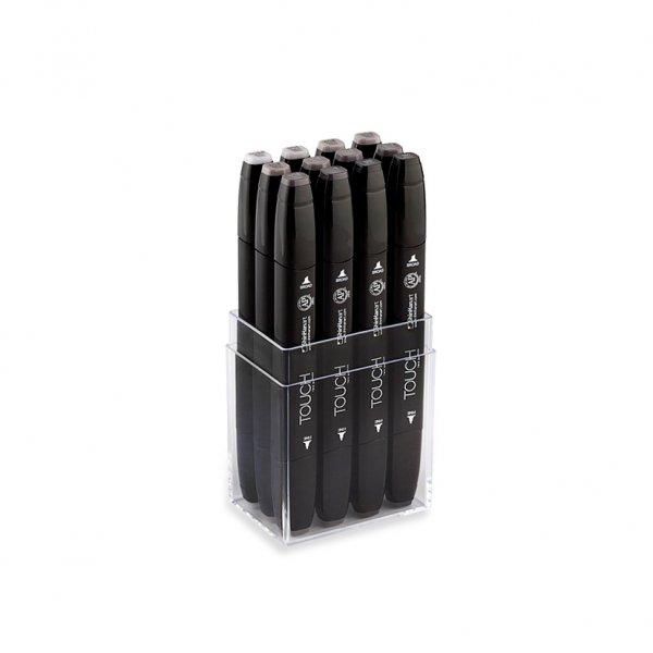 Touch Twin Marker 12 Stck - Warmgrau
