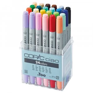Copic Ciao Set - 24 Stifte - Grundfarben Copic Ciao Set - 24 Stifte - Grundfarben