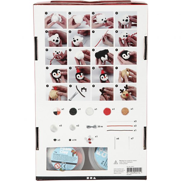 Bastelset - Dekoblle - Polartiere