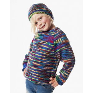 Strickmuster - Pullover und Mütze in Glattstrick Strickmuster - Pullover und Mütze in Glattstrick