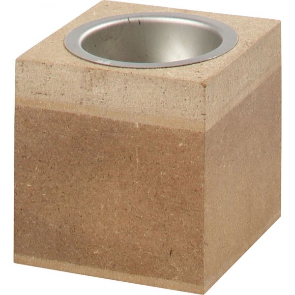 Wrmekerzenhalter - 6 x 6 cm