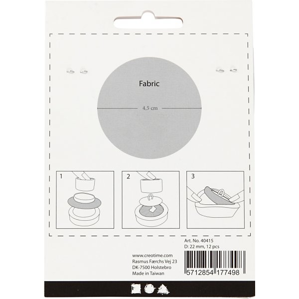 Anziehknopf - 12 Stk