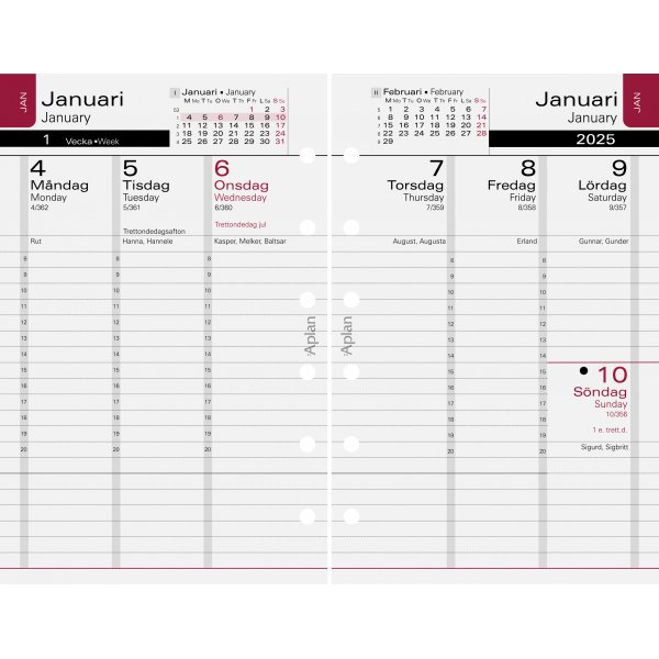 Systemkalender - Pocket Executive - Almanacksfrlaget