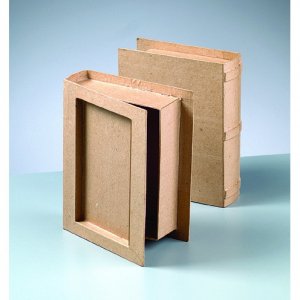 Box "Buch" 18 x 14,5 x 4,5 cm - mit Fach Box "Buch" 18 x 14,5 x 4,5 cm - mit Fach