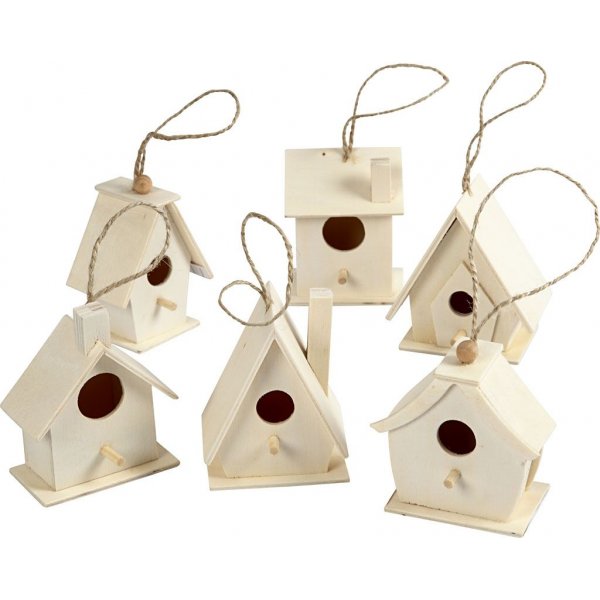 Vogelhuschen Mini - 6 Stk