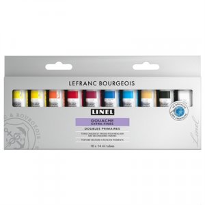 Gouacheset Fine L&B 14 ml - 10 Flaschen Gouacheset Fine L&B 14 ml - 10 Flaschen