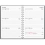 Kalender 24/25 - Kleines Studienjahr - Basic aus schwarzem Kunststoff