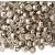 Perlen und Ringe, metallic, 180 Stk