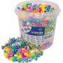 Pfeifenperlen XL - Pastell & Neon - 1400 Stk