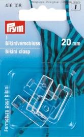 Schnallen für Bikini/Schärpe aus transparentem Kunststoff 20 mm Schnallen für Bikini/Schärpe aus transparentem Kunststoff 20 mm