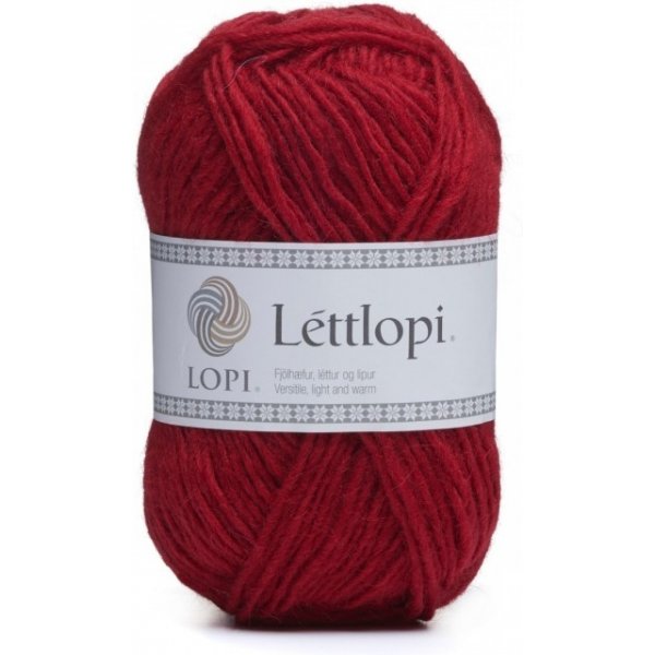 Lett-lopi-Garn 50g Rot