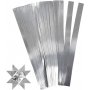 Sternstreifen - Silber - 4,5 cm - 100 Streifen
