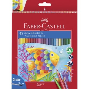 Aquarellstiftset - Faber-Castell - 48-tlg Aquarellstiftset - Faber-Castell - 48-tlg
