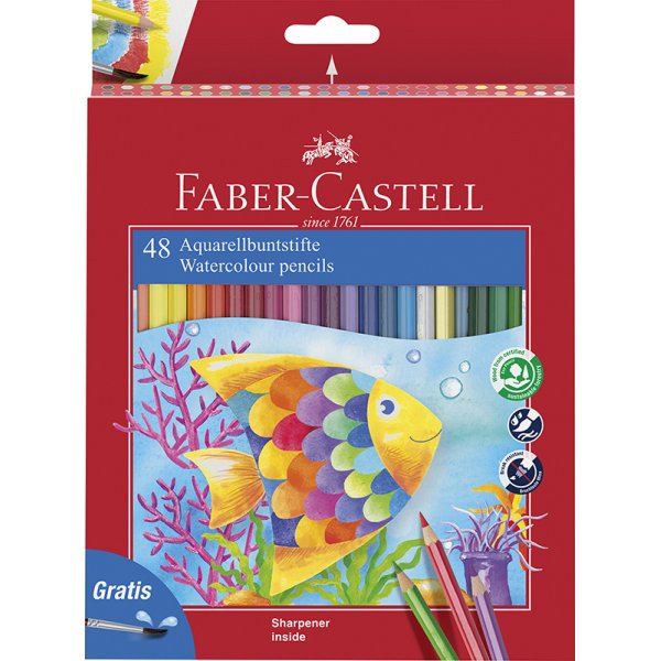 Aquarellstiftset - Faber-Castell - 48-tlg