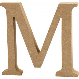 Buchstabe - 8 x 1,5 cm - M Buchstabe - 8 x 1,5 cm - M