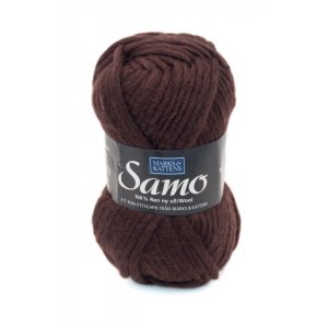 Samo-Garn - 50g - Braun (803) Samo-Garn - 50g - Braun (803)