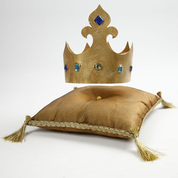 Pappkronen - weiß - 5 Stk Pappkronen - weiß - 5 Stk