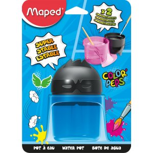 Kinderfarbe - Maped - Color' peps Wasserbecher mit 2 Fächern Kinderfarbe - Maped - Color' peps Wasserbecher mit 2 Fächern