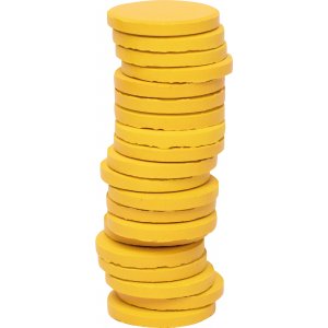 Farbpucks ø 30 mm - Gelb - 20 Stk Farbpucks ø 30 mm - Gelb - 20 Stk