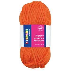 Acrylgarn 50 g Orange Acrylgarn 50 g Orange