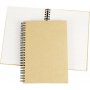 Notizbuch mit Spirale - braun - A5