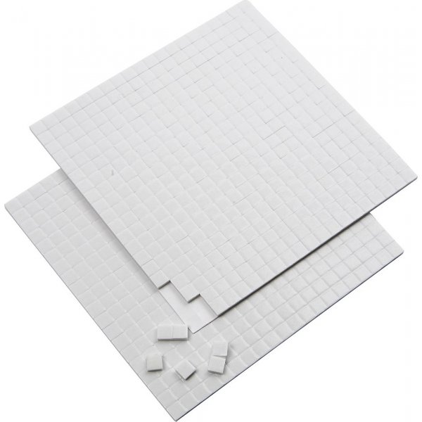 Fixierpads 3D - wei - 2 x 400 Stk