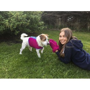 Häkelanleitung - Hundedecke und Fäustlinge häkeln Häkelanleitung - Hundedecke und Fäustlinge häkeln