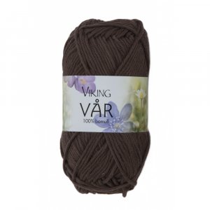 Wikingergarn Frühling 50g - Dunkelbraun (408) Wikingergarn Frühling 50g - Dunkelbraun (408)