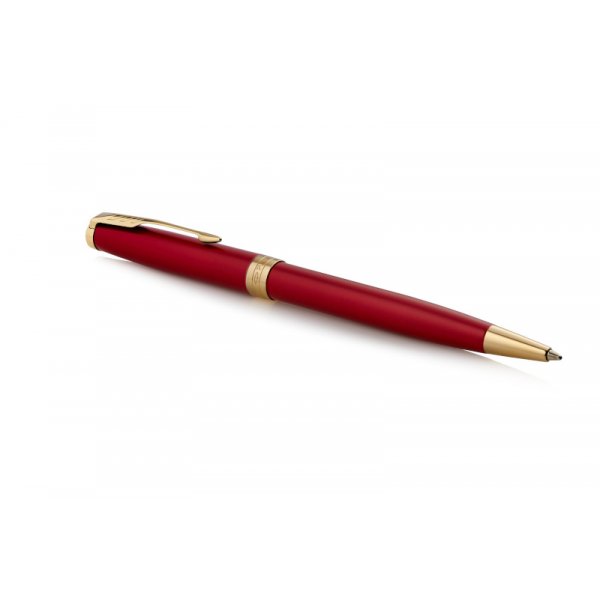 Kugelschreiber Parker - Sonnet Red Lacquer - GT Ballpen - Medium schwarz