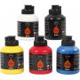 Pigment Art School - Primrfarben - seidenmatt - 5 x 500 ml