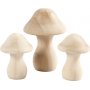 Schwmme aus gedrechseltem Holz - 3 Stk