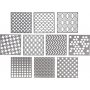 Schablone - 10 Blatt