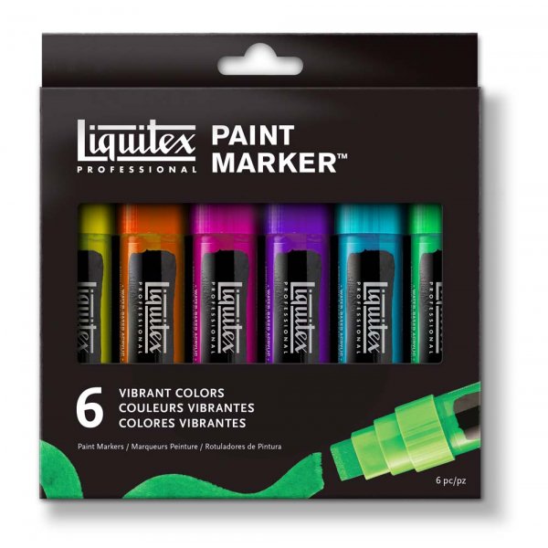 Farbmarker-Set Liquitex Wide 15mm - Bunt