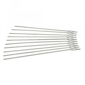 Stricknadel 19,5 cm - flach mit Verschluss fürs Ohr Stricknadel 19,5 cm - flach mit Verschluss fürs Ohr