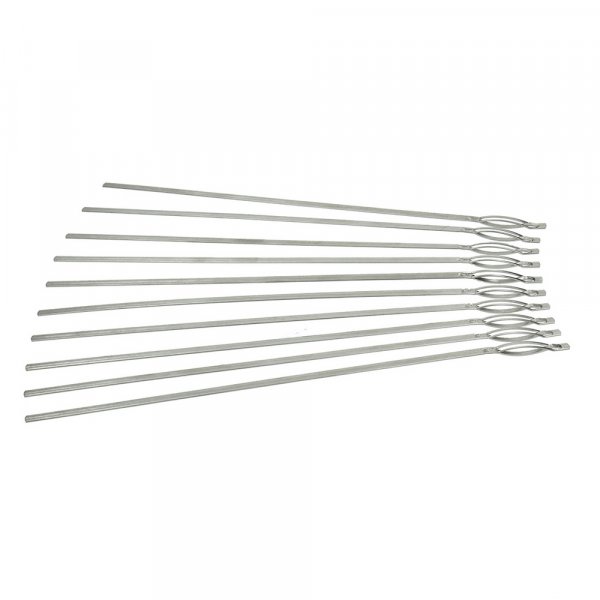 Stricknadel 19,5 cm - flach mit Verschluss frs Ohr