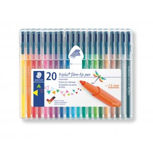 Fasermaler Triplus Color im Etui 1mm - 20 Stifte Fasermaler Triplus Color im Etui 1mm - 20 Stifte