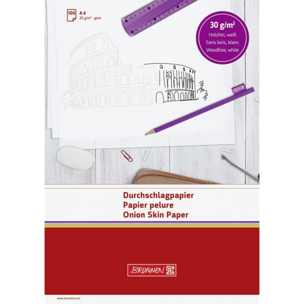 Transparentpapier - A4 - 100 Seiten