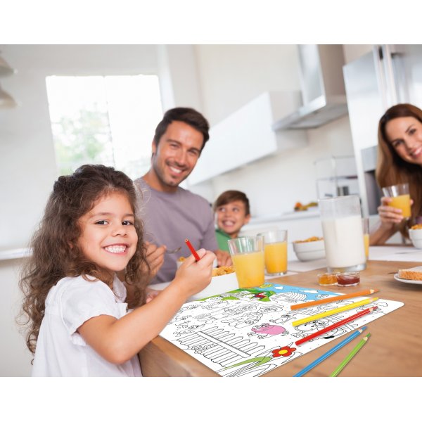 Tischsets zum Ausmalen - 24 Stk