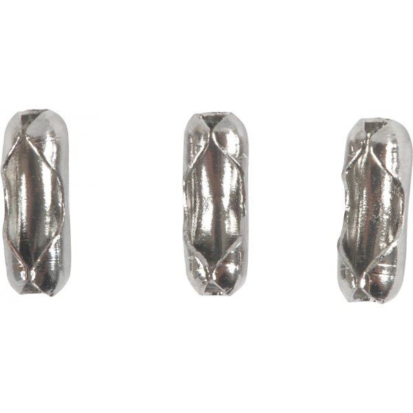 Farbige Kugelketten mit Schloss - gemischte Farben - 10 x 80 cm