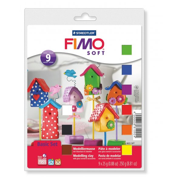 Modellier-Fimo Soft Basic - 9x25 g
